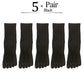 5 Pairs/lot Women Five Fingers Socks 100% Cotton Solid Colour Ladies Split Toe Sports Socks Spring Autumn Harajuku Toe Socks