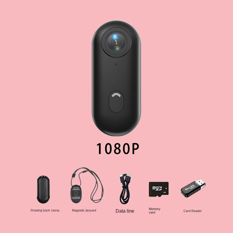 Thumb Bike Camera Magnetic Back Clip Sports Camera Thumb Recorder Pet