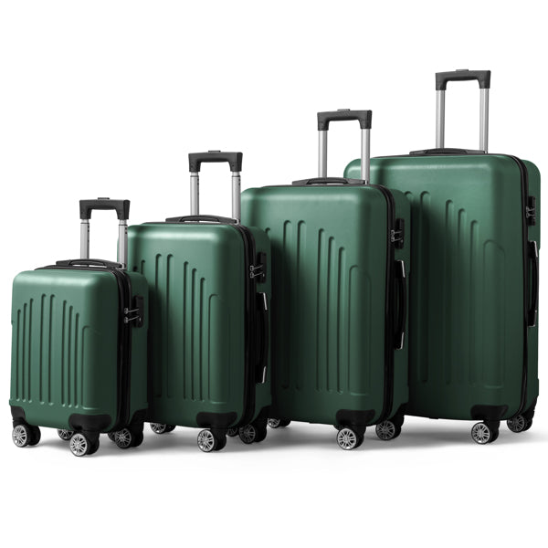 Vertical Stripe Four In One Suitcase