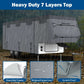 Umbrauto 5th Wheel RV Cover Upgraded 7 Layers Top Anti-UV Waterproof Breathable Camper Covers