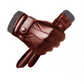 Sheepskin Leather Gloves Men Winter Lined Thickened Warm Riding Motorcycle Driving Touch Screen Mitten Gloves