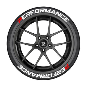 Car tire letter sticker DIY sticker personalized modification sticker 3D three-dimensional integrated tire sticker
