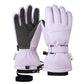 Ski Gloves with Built-in Wrist Guards, Waterproof for Ski/Snowboard Carving, Professional 3M Fleece-Lined Thickened Gloves