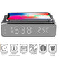 Wireless charging time display thermometer alarm clock wireless charging