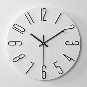 12 Inch 30CM Plastic Wall Clock Without Glass Luxury Decorative Spanish Style Wall Clock
