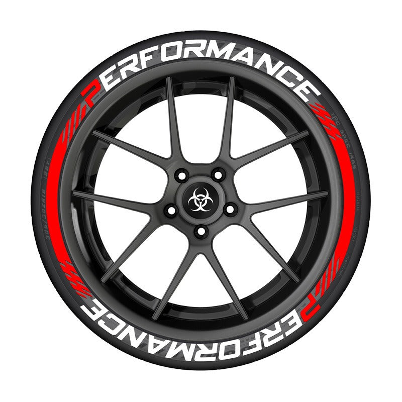 Car tire letter sticker DIY sticker personalized modification sticker 3D three-dimensional integrated tire sticker