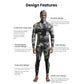 New 3mm Camo Spearfishing Wetsuit - Men's Long Sleeve Diving Suit. Fission Neoprene, Keeps Warm. Includes Top & Pants