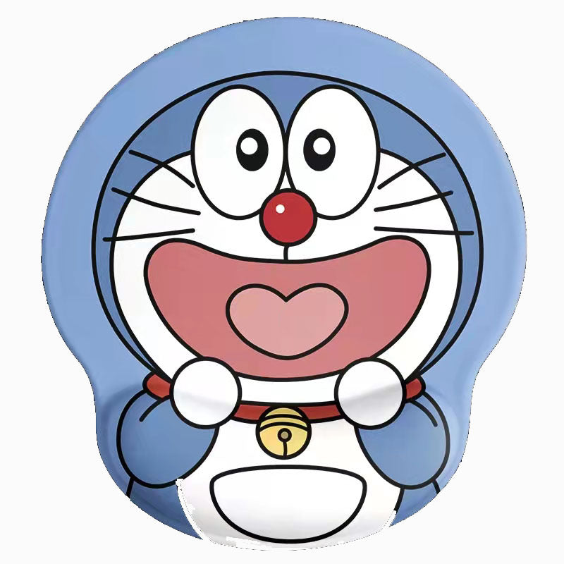 Bear mouse pad wrist mouse pad girls soft pad cute wrist pad 3d silicone wrist pad hand rest