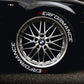 Car tire letter sticker DIY sticker personalized modification sticker 3D three-dimensional integrated tire sticker