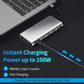 Type-C to Dual HDMI VGA Same Screen Dock 12 in 1 Notebook MacBook Converter USB HUB