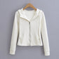 Waist hugging hooded slim fit hoodie