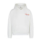 Vine flower embroidered hooded sweatshirt