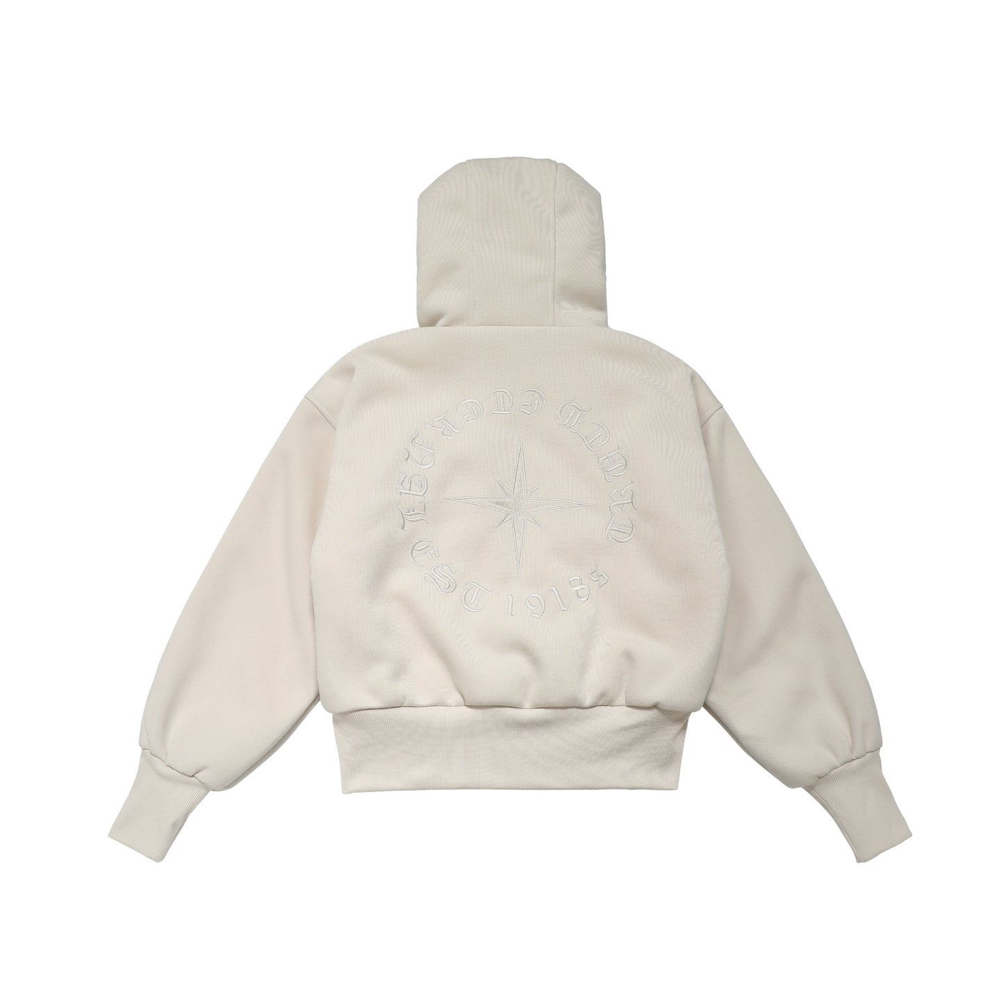 Big fur collar and velvet hooded sweatshirt jacket for women