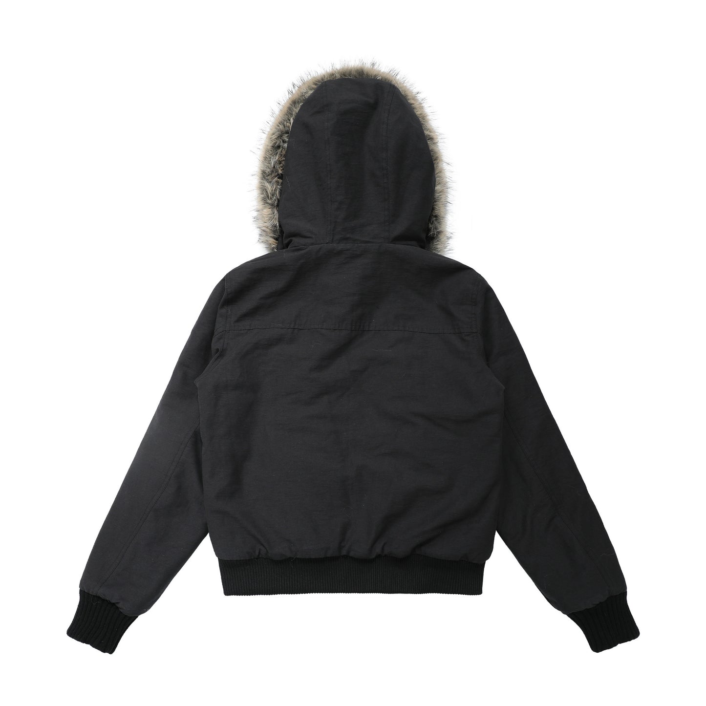 Fake two high necked white slim fit cotton jackets