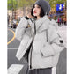 Short Winter Fashion Warm Casual Cotton Coat for Women, Thick Padded Bomber Style Loose Jacket