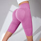 Seamless Butt-Lifting Fitness Pants with Tummy Control and High Waist Peach Bottom Yoga Shorts