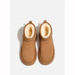 Thick velvet waterproof sponge cake short tube height increasing cotton shoes