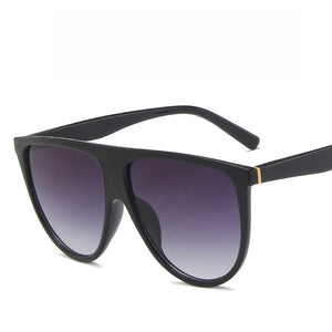 Large frame ins sunglasses one-piece sunglasses for women Personalized beach catwalk Internet celebrity glasses trend