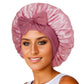 Elastic ribbon bow color Ding round hat solid color night cap wide-brimmed beauty hairdressing head scarf hat