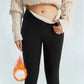Warm leggings warm high waisted leggings