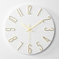 12 Inch 30CM Plastic Wall Clock Without Glass Luxury Decorative Spanish Style Wall Clock