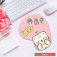 Silicone wrist mouse pad female comfortable computer soft non-slip hand rest pad thick non-slip wrist rest cute game pad