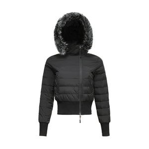 Waist hugging hooded versatile warm thick cotton coat for women