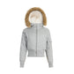 Retro spicy girl big fur collar hooded sweatshirt jacket