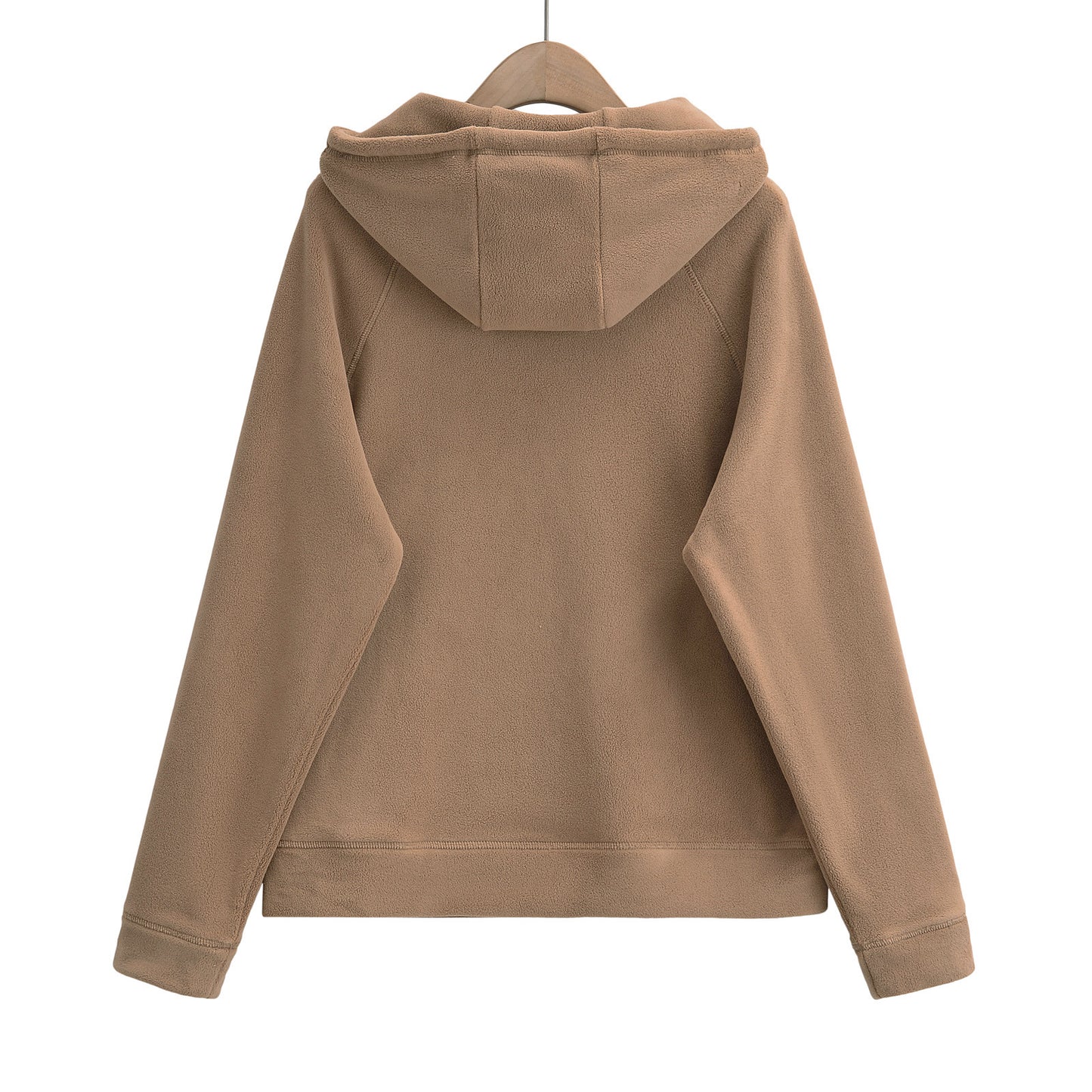Hooded long sleeved sweatshirt