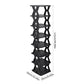 Stackable Plastic Shoe Rack, Vertical Dustproof Shoe Organizer, Sturdy Shoe Storage for Entryway