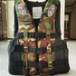 S-M-L-XL-2XL-3XL adult life jacket: buoyant, for sea fishing/outdoor sports, coated Oxford cloth.