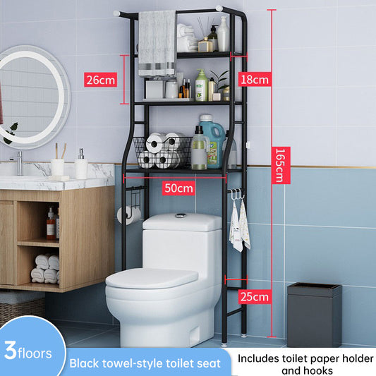 Modern Toilet Overhead Cabinet - Karawan - Space-Saving Bathroom Storage, 166x65x25cm