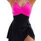 V-neck Skirt Pants Jumpsuit Slimming Sexy Bikini Swimsuit for Women