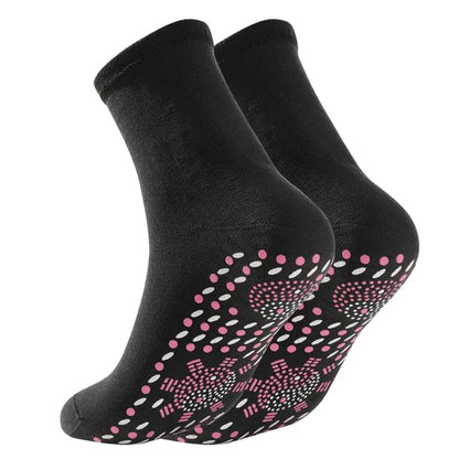 Hot socks health socks moxibustion fever Tomalin thick tube warm foot socks hot moxibustion cold proof socks mugwort