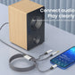 UX audio cable suitable for Apple Type-C three in one audio cable, computer audio two in one connection cable