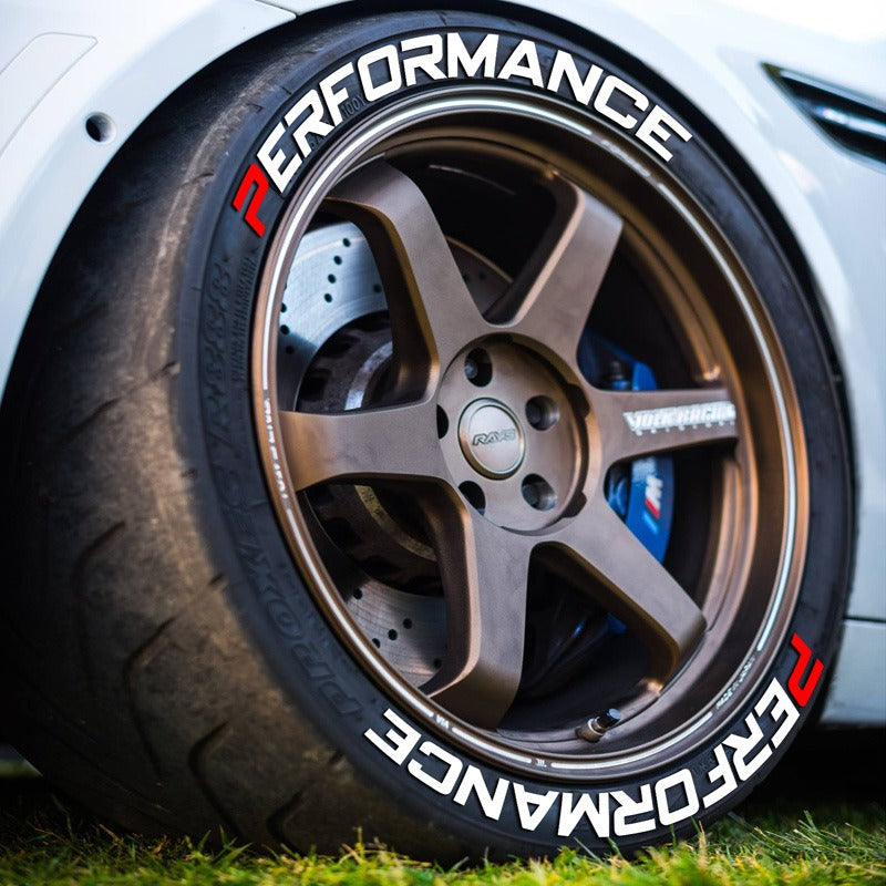Car tire letter sticker DIY sticker personalized modification sticker 3D three-dimensional integrated tire sticker