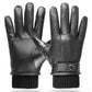 Sheepskin Leather Gloves Men Winter Lined Thickened Warm Riding Motorcycle Driving Touch Screen Mitten Gloves
