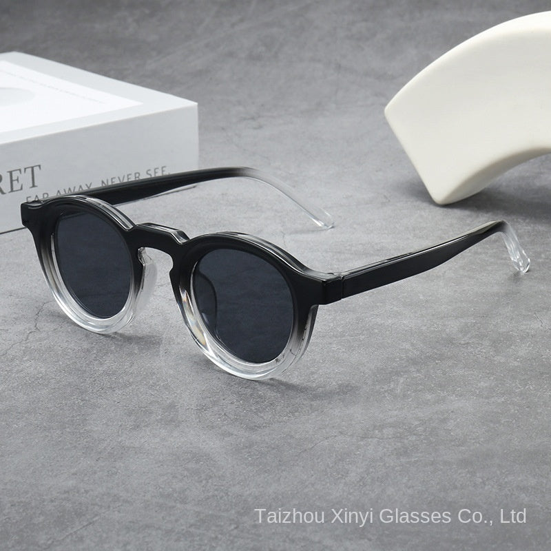 Vintage Round Small Frame Unisex Sunglasses Fashion UV Protection Shades