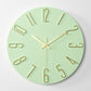 12 Inch 30CM Plastic Wall Clock Without Glass Luxury Decorative Spanish Style Wall Clock