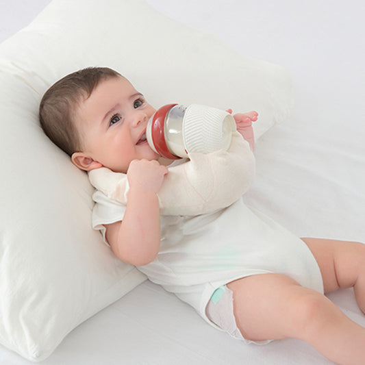 Feeding Assistant Multi-functional Nursing Pillow with Bottle Holder and Anti-Tilt Support for Babies