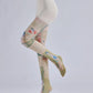 Pattern printed pantyhose with retro and personalized bottom socks