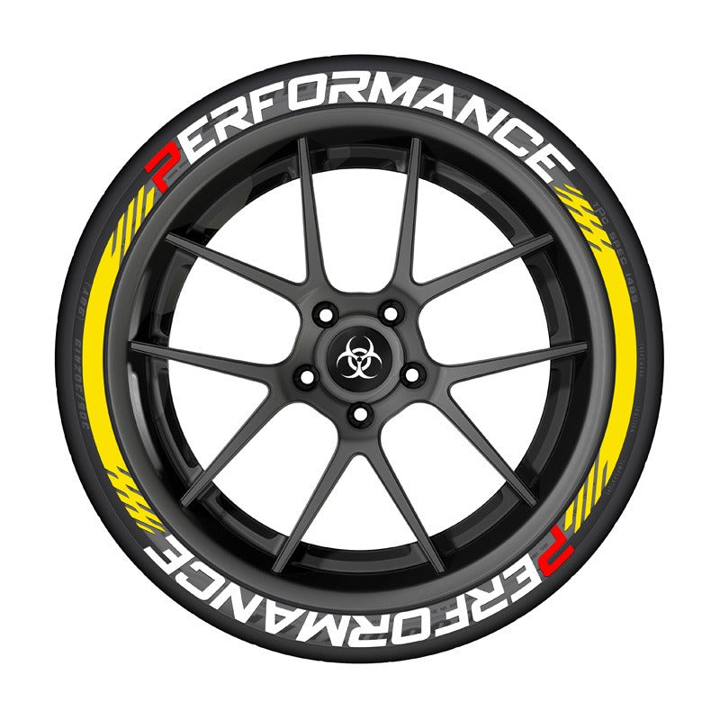 Car tire letter sticker DIY sticker personalized modification sticker 3D three-dimensional integrated tire sticker