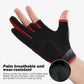 Outdoor sports autumn and winter anti slip breathable dew three finger wear-resistant and anti cutting lure fishing gloves