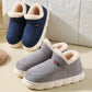 Men's and women's outerwear bags with warm thick soled slippers