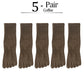 5 Pairs/lot Women Five Fingers Socks 100% Cotton Solid Colour Ladies Split Toe Sports Socks Spring Autumn Harajuku Toe Socks