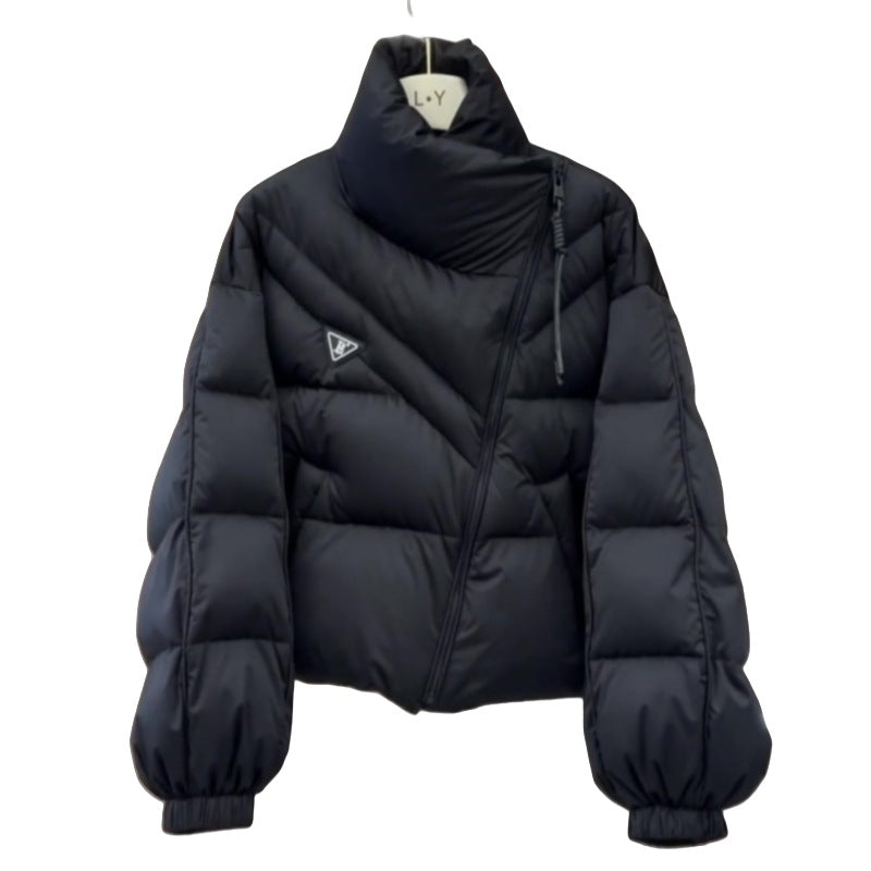 Short Cotton Coat for WomenShort Length Loose Fit Thicken Design Fashionable Outerwear