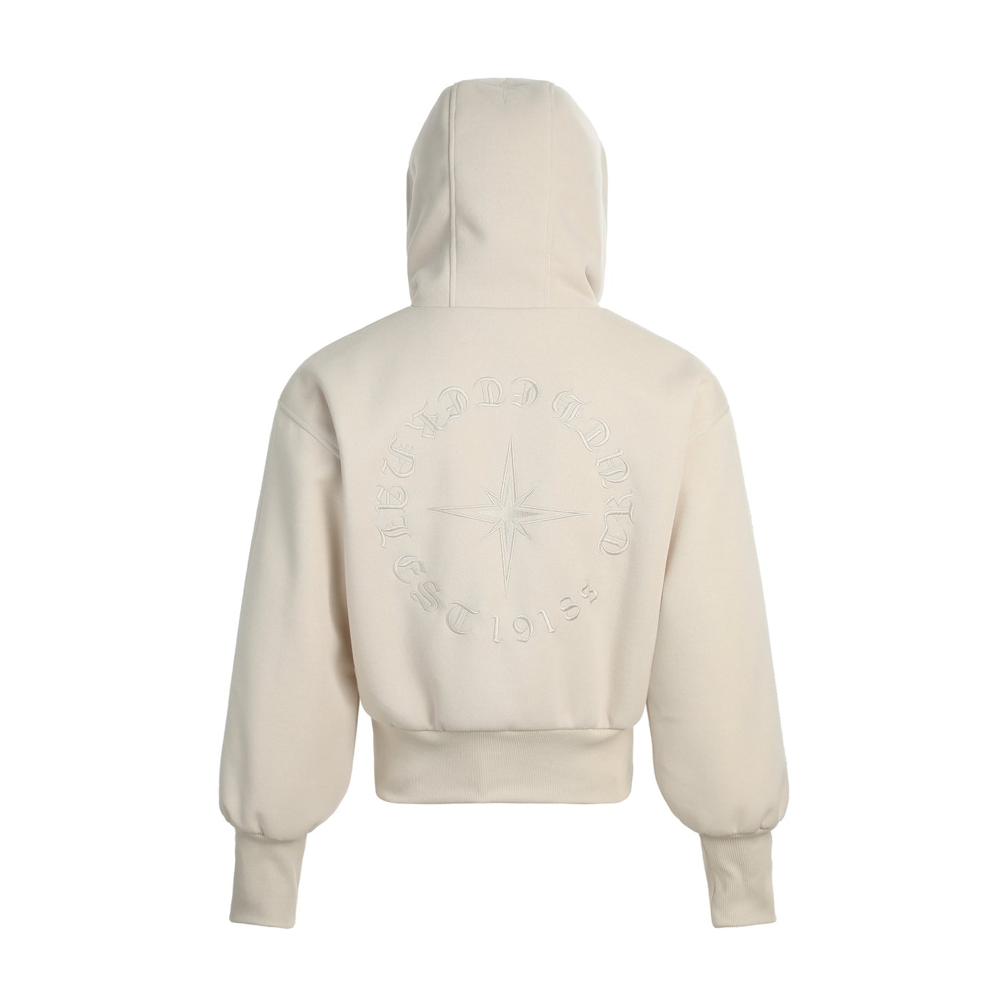 Big fur collar and velvet hooded sweatshirt jacket for women