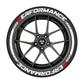 Car tire letter sticker DIY sticker personalized modification sticker 3D three-dimensional integrated tire sticker