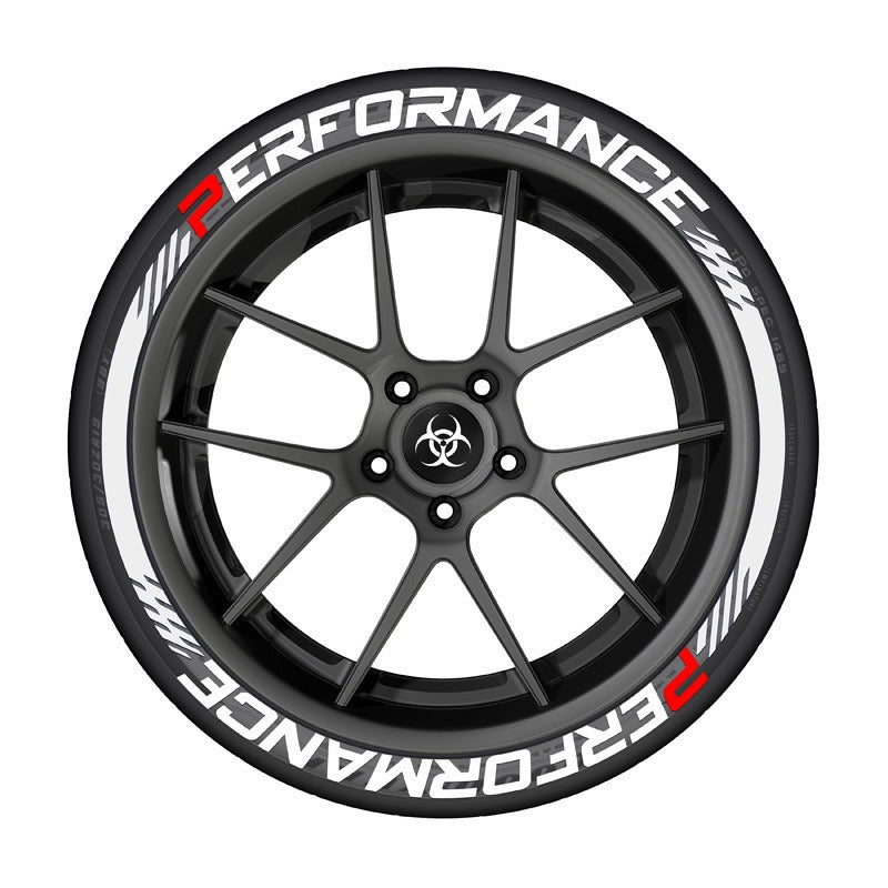 Car tire letter sticker DIY sticker personalized modification sticker 3D three-dimensional integrated tire sticker