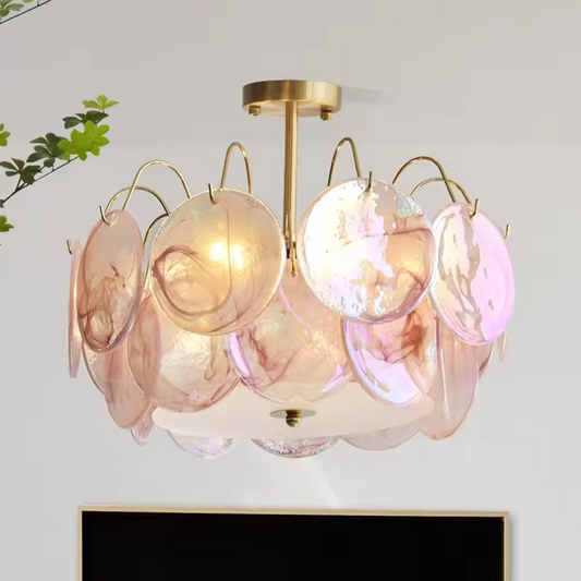 Murano Colorful Glass Bedroom Ceiling Light